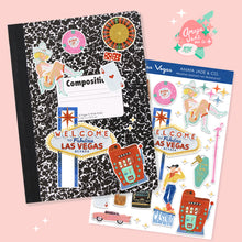 Load image into Gallery viewer, Vintage Las Vegas Art Sticker Set

