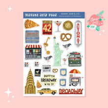Load image into Gallery viewer, Vintage New York Art Sticker Set
