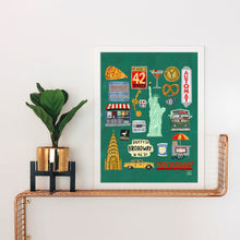 Load image into Gallery viewer, Vintage New York Art Print
