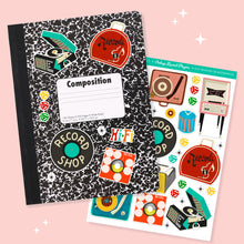 Load image into Gallery viewer, Vintage Record Players Sticker Set
