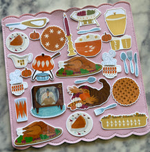 Load image into Gallery viewer, Thanksgiving Nostalgia Holographic Vinyl Sticker Pack
