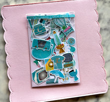 Load image into Gallery viewer, Vintage Turquoise Things Sticker Pack Holographic Vinyl

