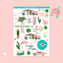 Load image into Gallery viewer, Welcome to Palm Springs Art Sticker Set
