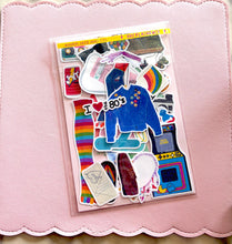 Load image into Gallery viewer, 80s Flashback Sticker Pack Holographic Vinyl
