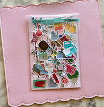 Load image into Gallery viewer, 50s Flashback Sticker Pack Holographic Vinyl
