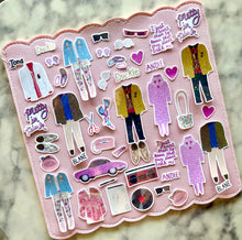 Load image into Gallery viewer, Pretty in Pink Sticker Pack Holographic Vinyl
