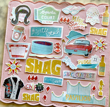 Load image into Gallery viewer, Shag the Movie Art Sticker Pack Holographic Vinyl
