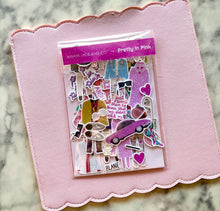 Load image into Gallery viewer, Pretty in Pink Sticker Pack Holographic Vinyl
