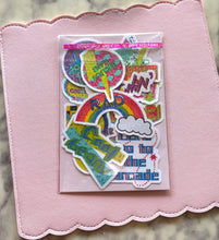 Load image into Gallery viewer, 80s Stickers Pack Holographic Vinyl
