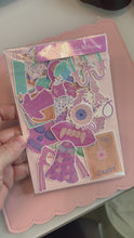 Load and play video in Gallery viewer, Cute and Spooky Halloween Sticker Pack Holographic Vinyl
