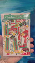 Load and play video in Gallery viewer, Christmas Motel Signs Holographic Vinyl Sticker Pack
