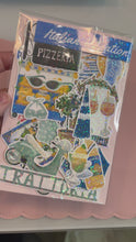 Load and play video in Gallery viewer, Italian Vacation Sticker Pack Holographic Vinyl
