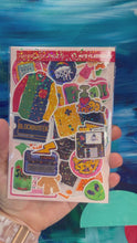 Load and play video in Gallery viewer, 90's Nostalgia Sticker Pack Holographic Vinyl
