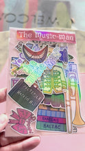Load and play video in Gallery viewer, Music Man Sticker Pack Holographic Vinyl
