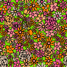 Load image into Gallery viewer, 60&#39;s Flower Power Specialty Art Wrapping Paper One of a Kind
