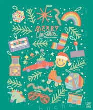Load image into Gallery viewer, 80&#39;s Christmas Art Print
