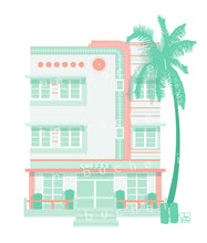 Load image into Gallery viewer, Art Deco Coffee Shop Minimalist Print
