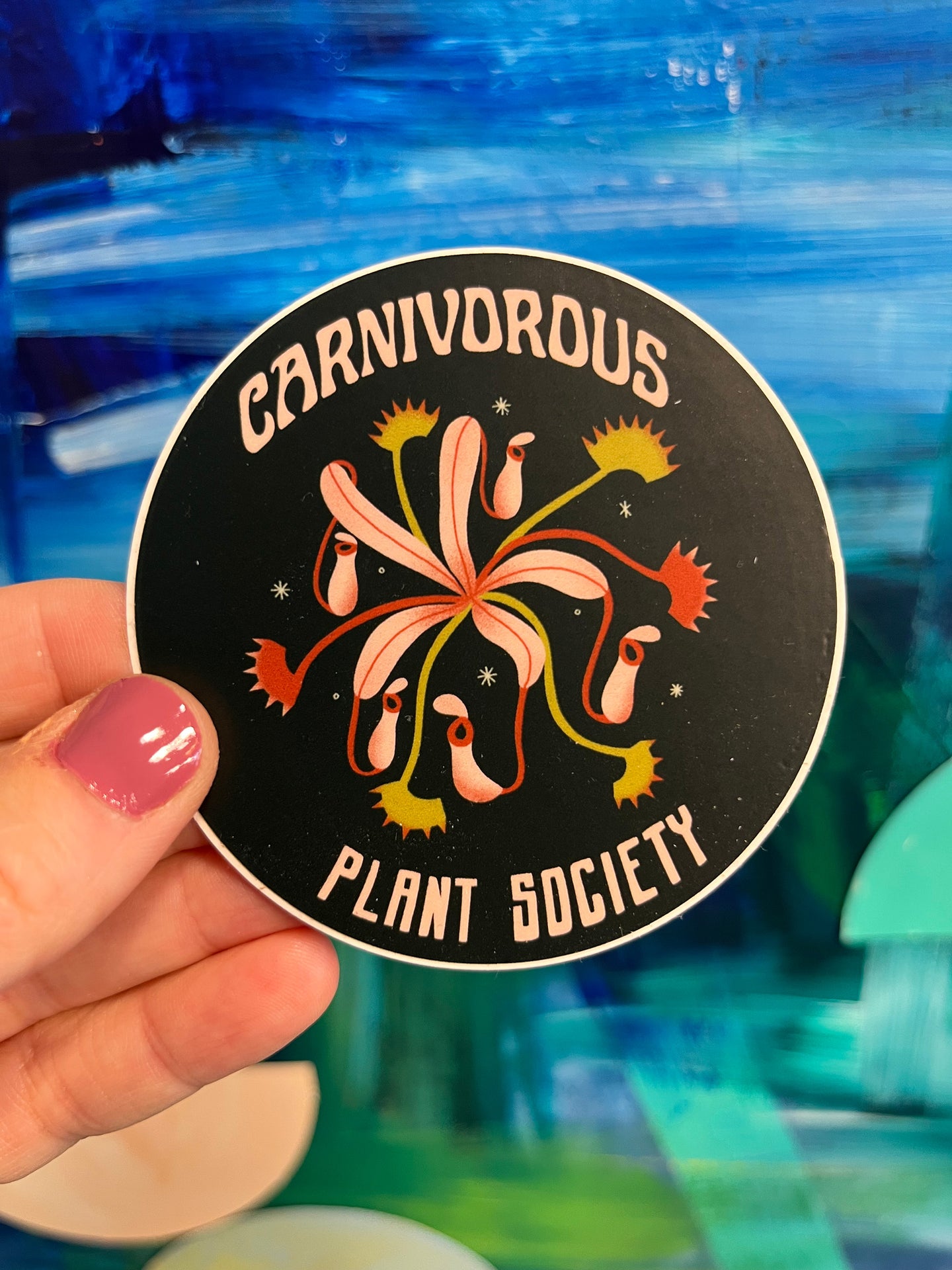 Carnivorous Plant Society Vinyl Sticker