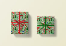 Load image into Gallery viewer, Christmas Nostalgia Specialty Art Wrapping Paper One of a Kind
