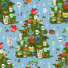 Load image into Gallery viewer, Coffee Christmas Tree Specialty Art Wrapping Paper One of a Kind
