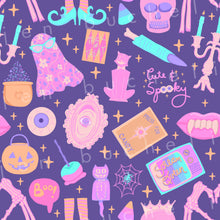 Load image into Gallery viewer, Cute and Spooky Pastel Halloween Specialty Art Wrapping Paper One of a Kind
