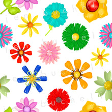 Load image into Gallery viewer, Enamel Flower Pin Specialty Art Wrapping Paper One of a Kind
