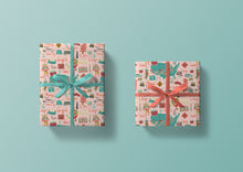 Load image into Gallery viewer, Route 66 Vintage Road Trip Wrapping Paper
