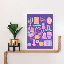 Load image into Gallery viewer, Cute and Spooky Pastel Halloween Art Print
