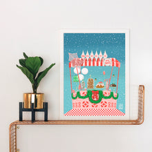 Load image into Gallery viewer, Christmas Sweets and Treats Booth Art Print
