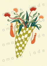 Load image into Gallery viewer, Carnivorous Plant Bouquet Art Print
