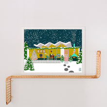 Load image into Gallery viewer, Mid Century Modern Christmas Party Art Print
