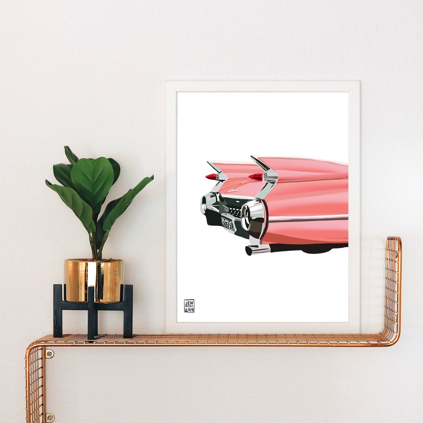 Pink Cadillac Print