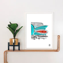 Load image into Gallery viewer, Turquoise Impala Art Print
