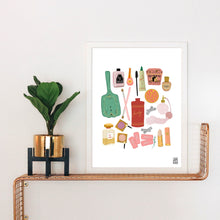 Load image into Gallery viewer, Vintage Beauty Products Art Print

