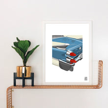 Load image into Gallery viewer, Blue Dodge Art Print
