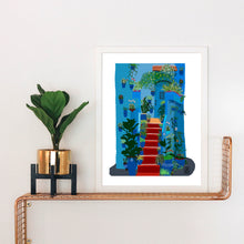 Load image into Gallery viewer, Little Blue House Print
