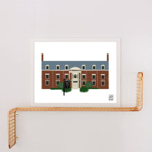 Load image into Gallery viewer, Rutledge Hall MacMurray College Art Print

