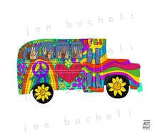 Load image into Gallery viewer, 60&#39;s Bus Art Print
