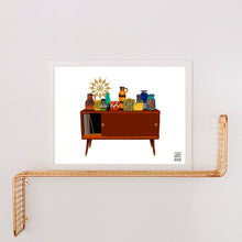 Load image into Gallery viewer, Mid Century Modern Pottery Collection Art Print
