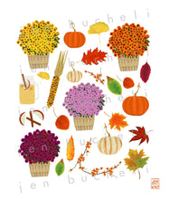 Load image into Gallery viewer, Fall Things Art Print
