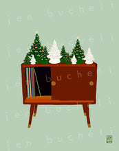 Load image into Gallery viewer, Ceramic Christmas Trees Credenza Art Print

