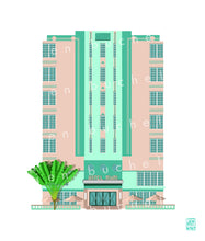 Load image into Gallery viewer, Miami Art Deco Hotel Print
