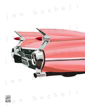 Load image into Gallery viewer, Pink Cadillac Print
