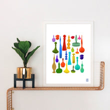 Load image into Gallery viewer, Mid Century Modern Vases Print

