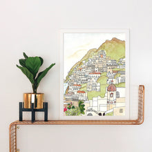Load image into Gallery viewer, Positano Watercolor and Ink Print
