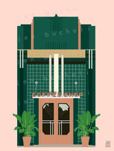Load image into Gallery viewer, Art Deco Coffee Shop Print
