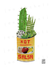 Load image into Gallery viewer, Cactus in a Can Collage Print
