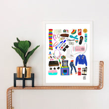 Load image into Gallery viewer, 80&#39;s Flashback Art Print
