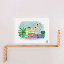 Load image into Gallery viewer, Mid Century Modern Cozy Art Print
