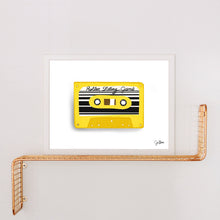 Load image into Gallery viewer, Roller Skating Songs Mix Tape Art Print
